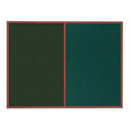 United Visual Products Slim Style Indoor Enclosed Corkboard, 48 UVRDS48SBH-WHITE-BLSPRU
